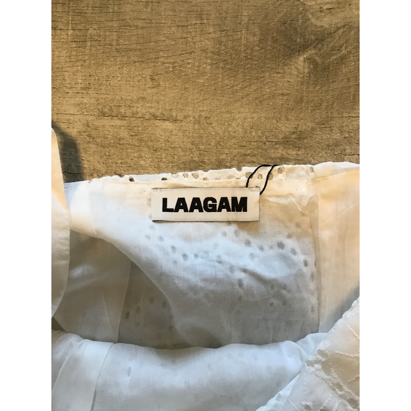 Laagam Women's Lea White Lace Midi Dress Size S Nwt — image 5 of 8